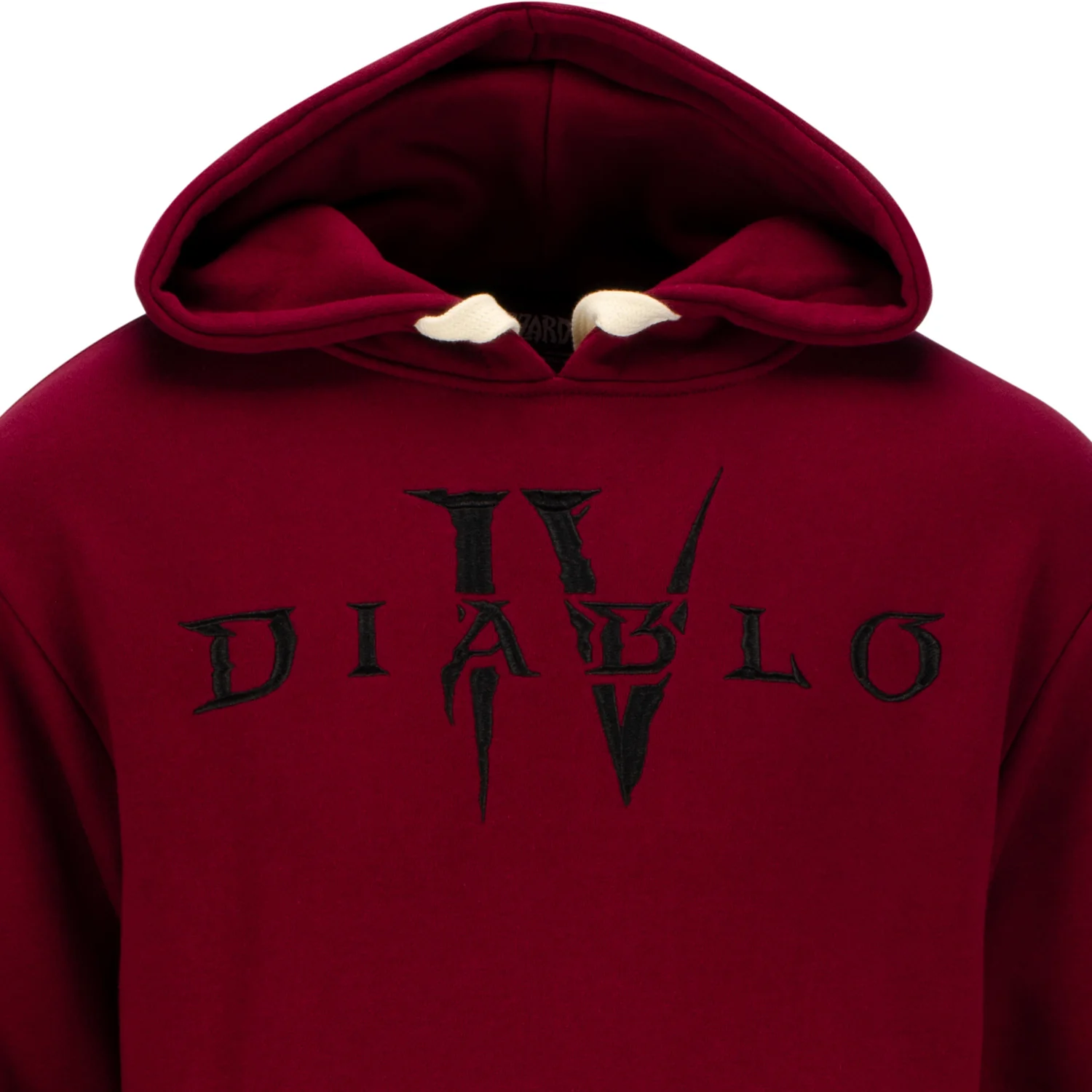Diablo IV Heavy Weight Patch Burgundy Pullover Hoodie - Image 3