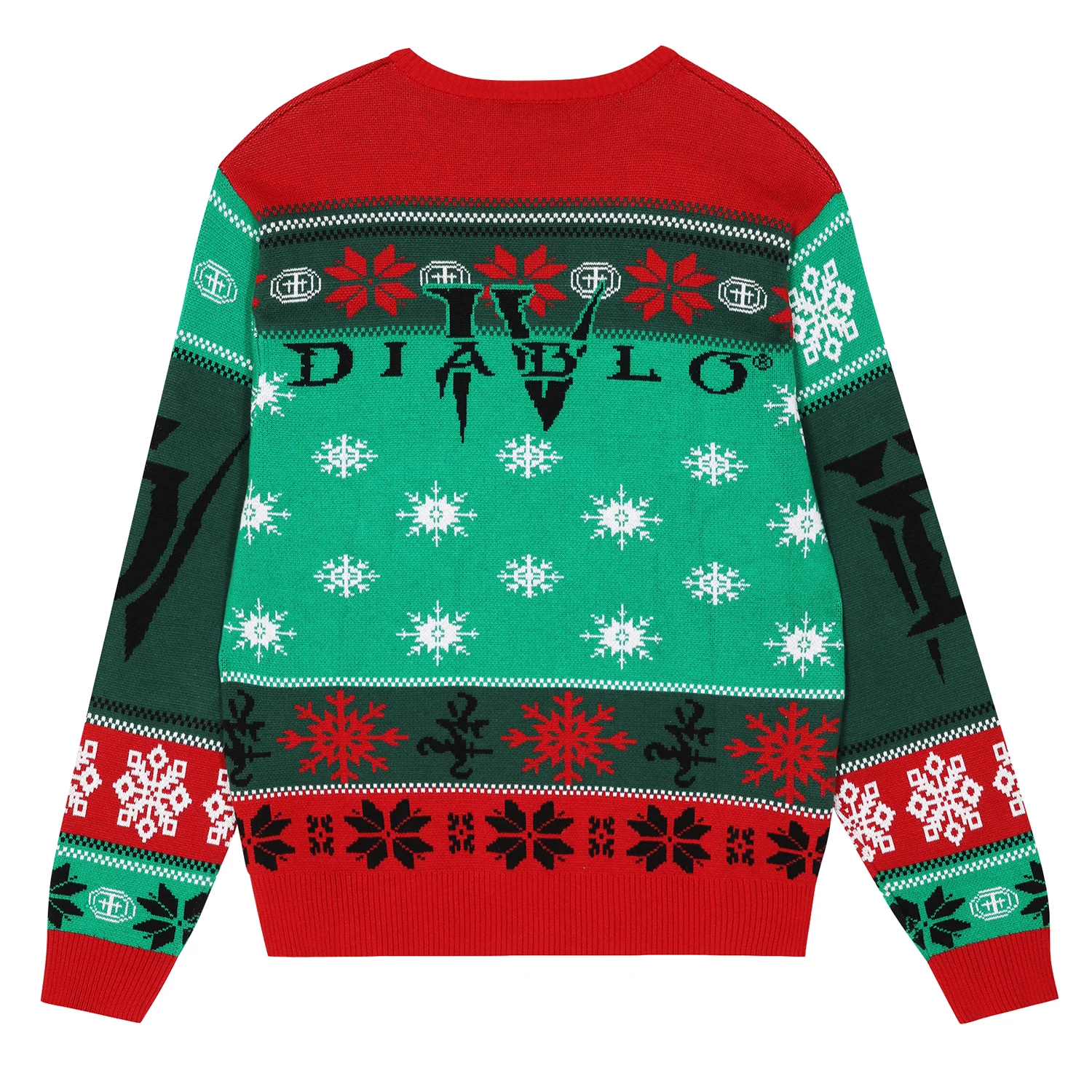 Diablo IV Mephisto Bloodied Wolf Holiday Sweater - Image 2