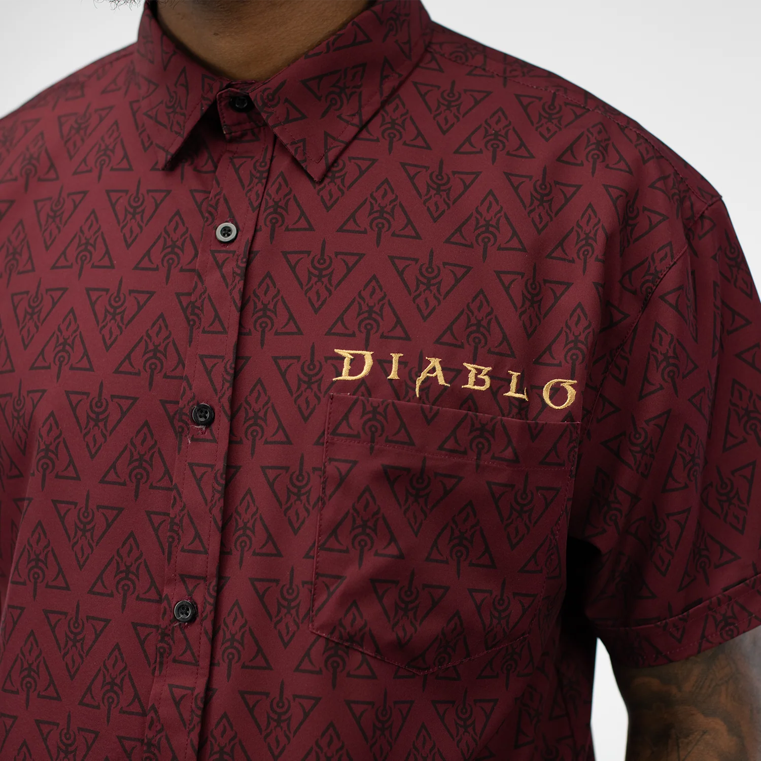 Diablo Red Button-Up Shirt - Image 4