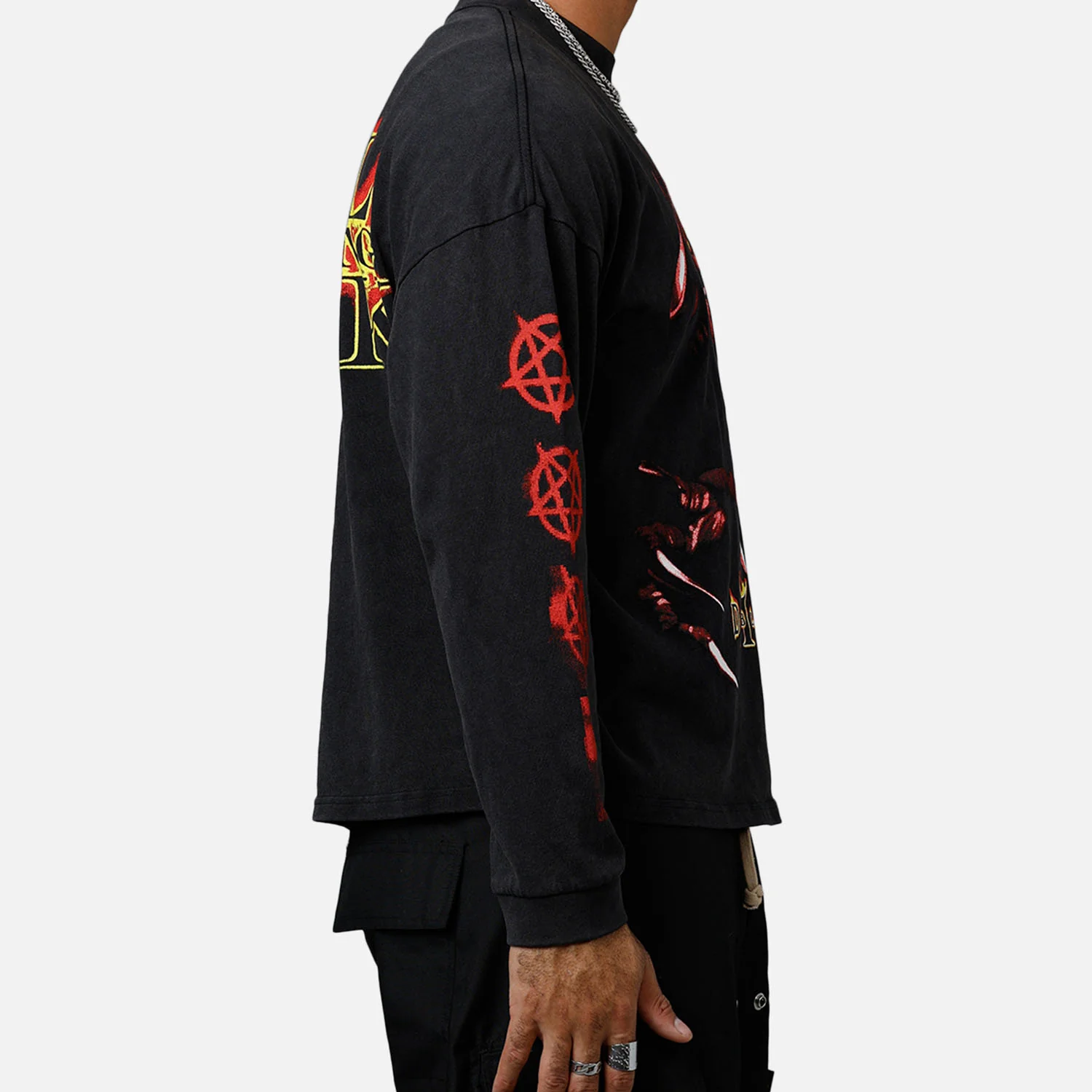 Diablo II Evil Has Survived Long Sleeve Black T-Shirt - Image 7