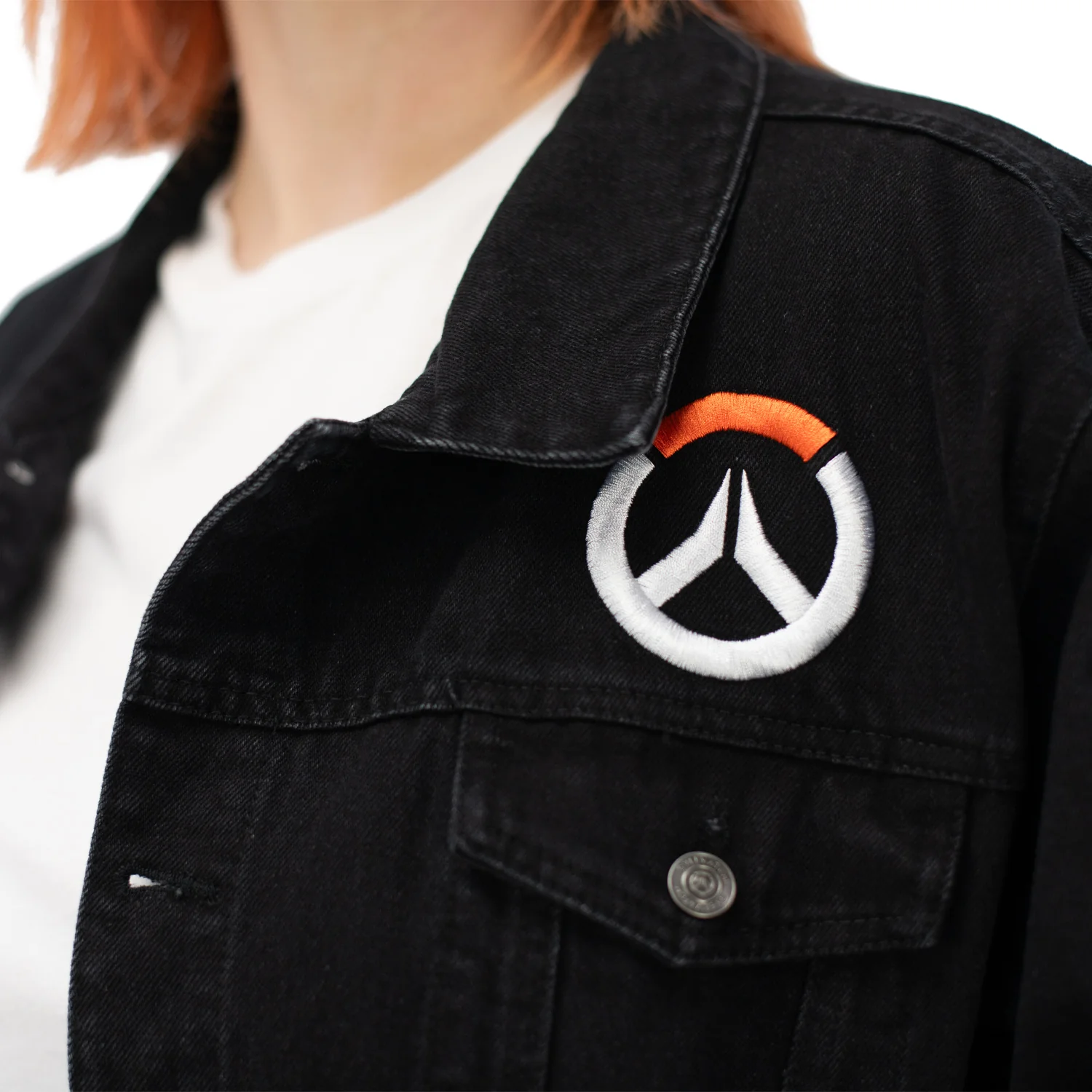 Overwatch Denim Black Button-Up Jacket - Image 2