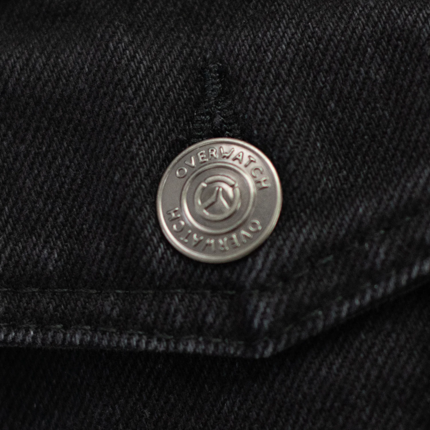 Overwatch Denim Black Button-Up Jacket - Image 3