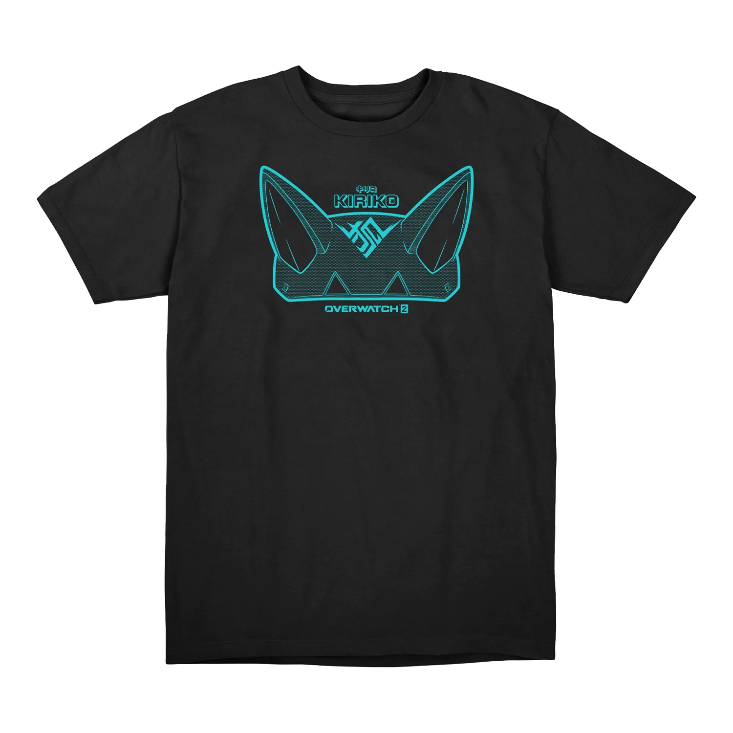 Overwatch 2 Kiriko Fox Ears Black T-Shirt