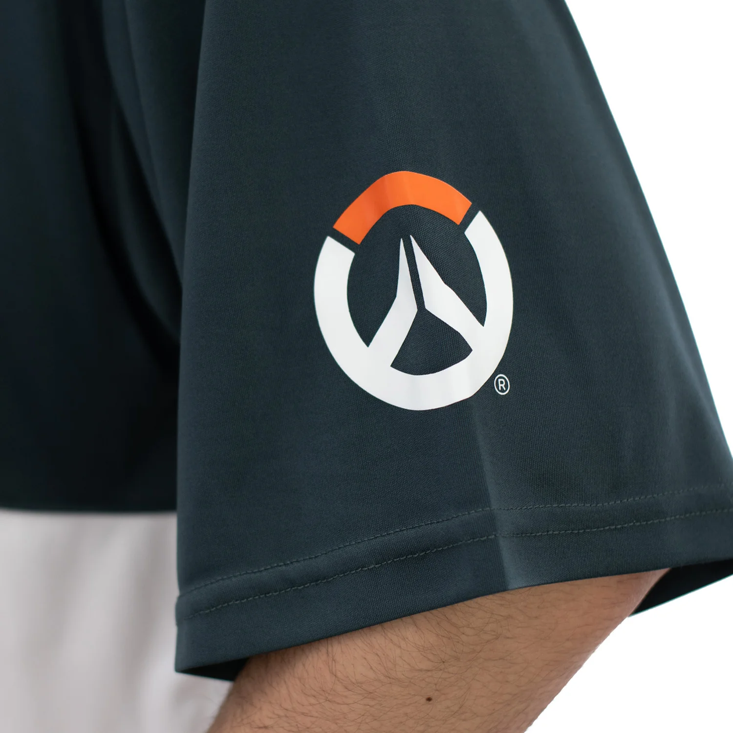 Overwatch 2 Logo White Colorblock T-Shirt - Image 4