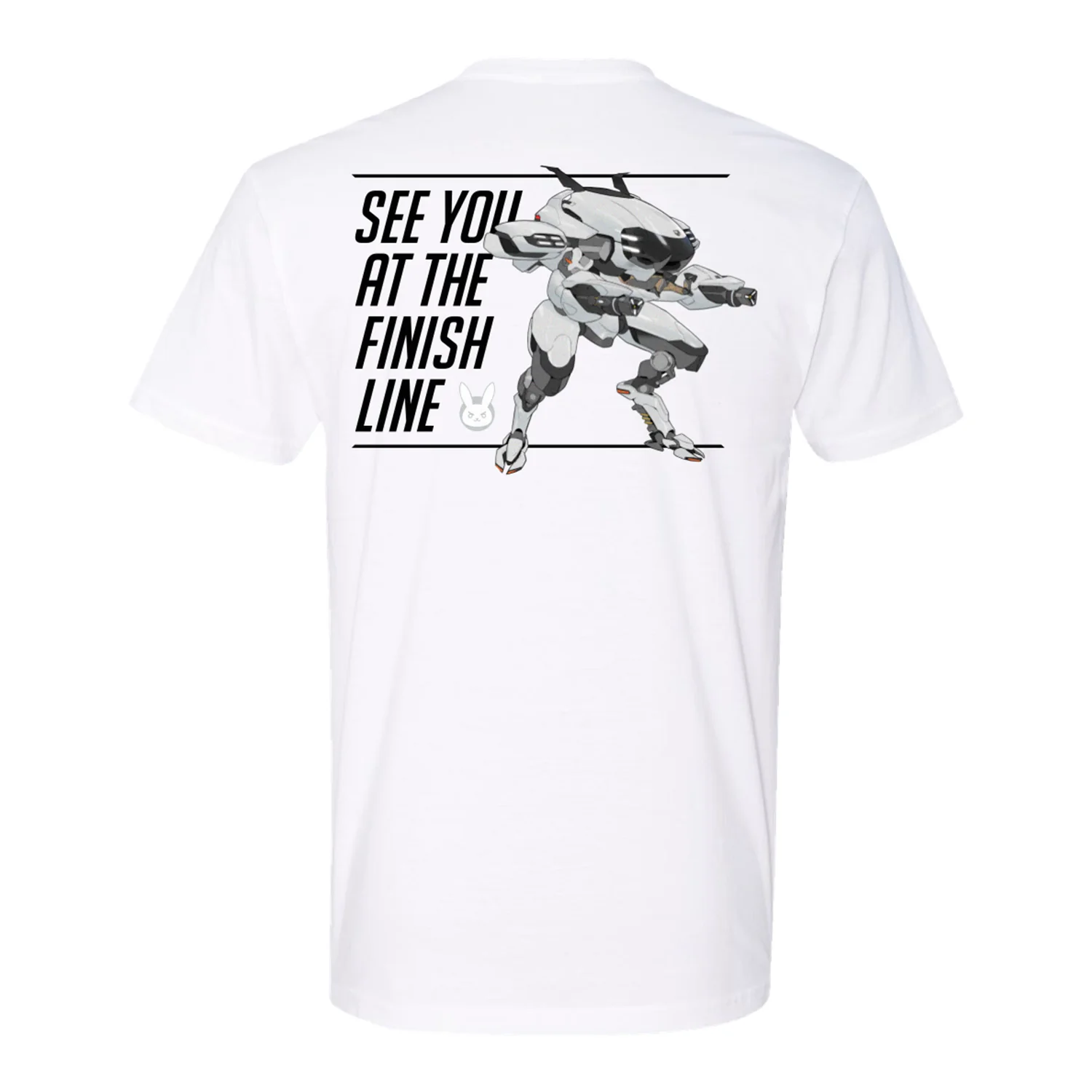 Overwatch 2 x Porsche D.Va White T-Shirt - Image 2