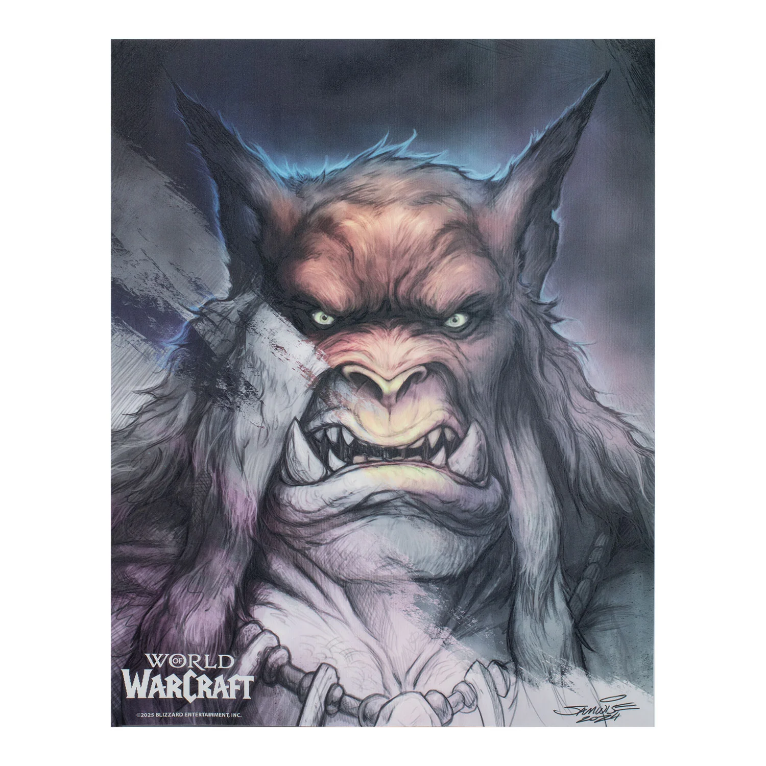 World of Warcraft How to Draw Sketch 11x14" Lenticular Poster - Image 3