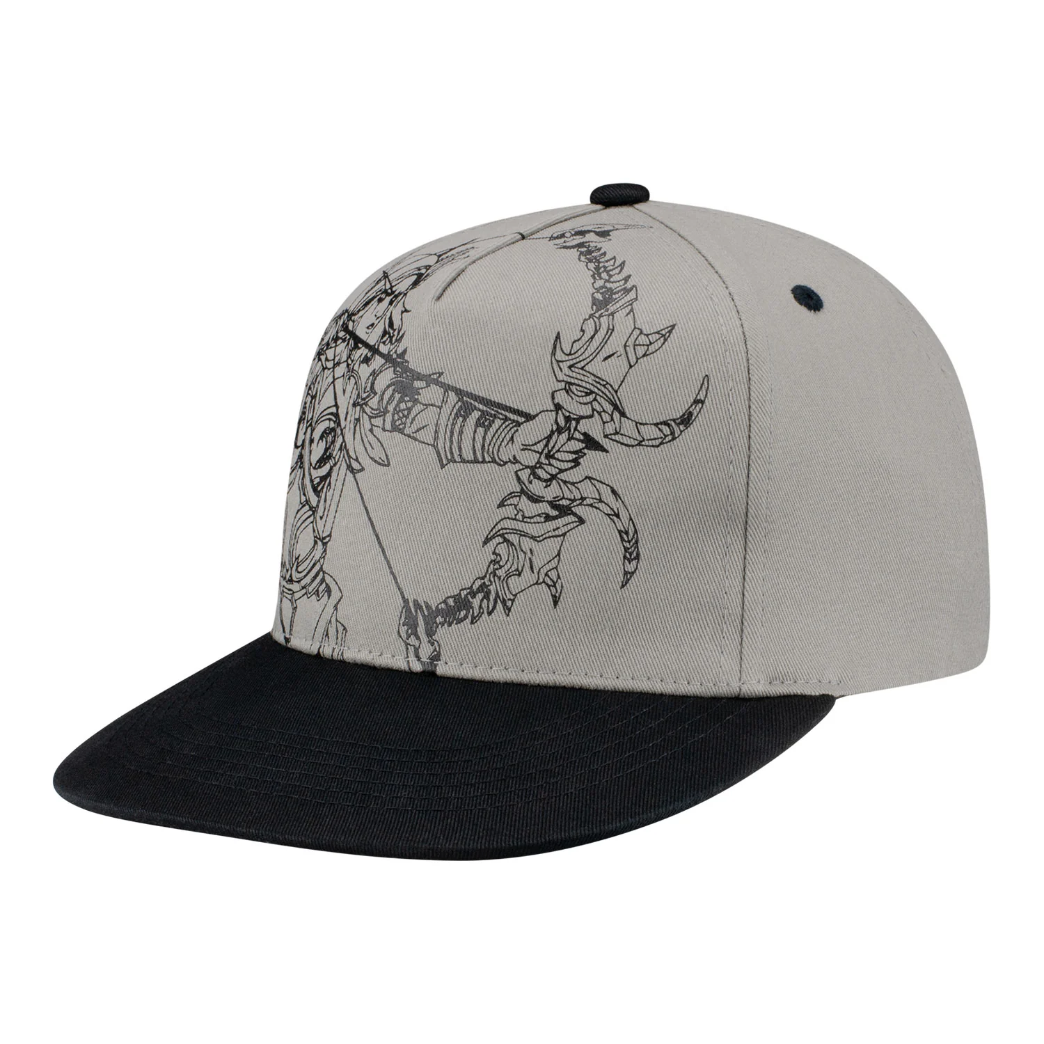 World of Warcraft Sylvanas Sketch Snapback Hat - Image 3
