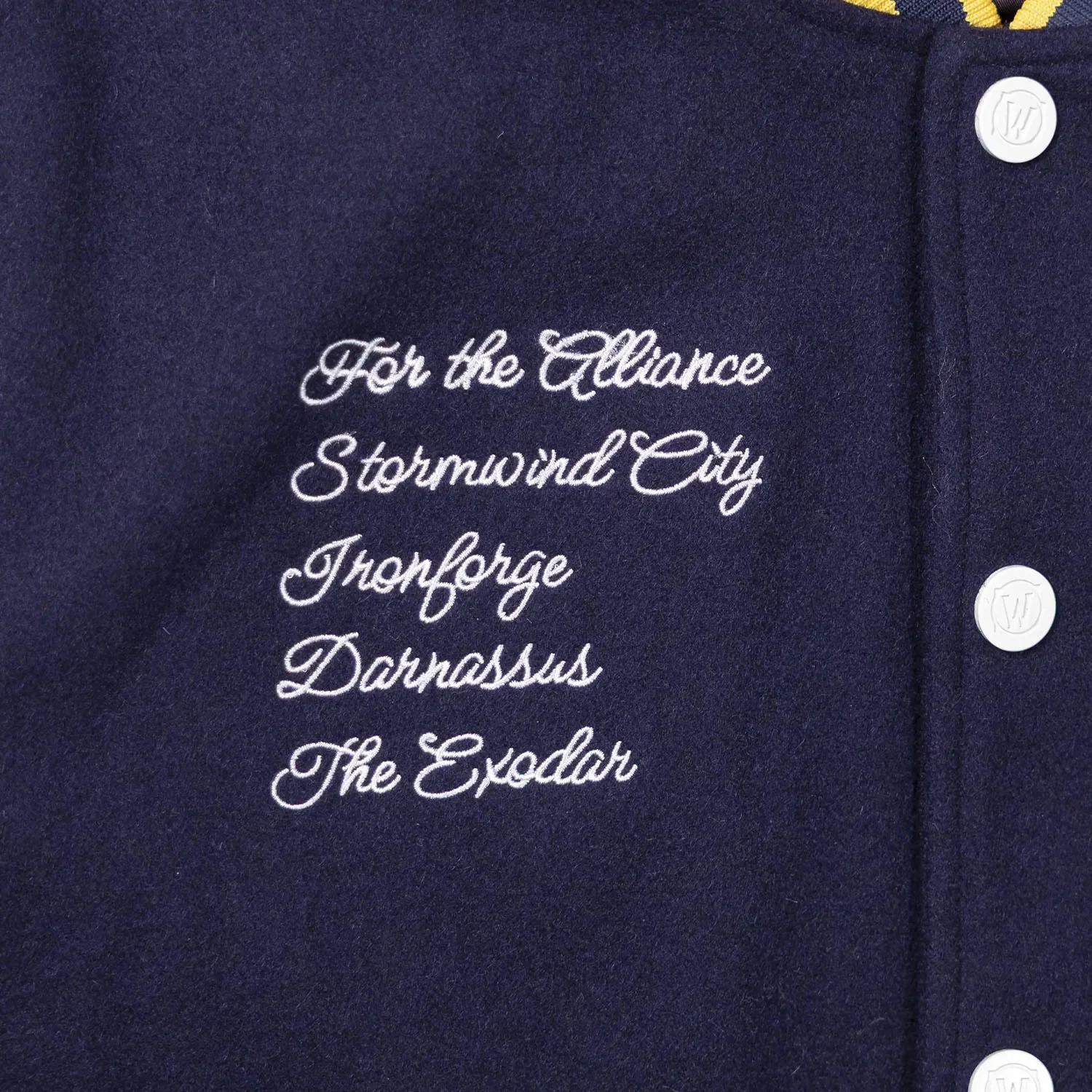 World of Warcraft Alliance Varsity Jacket - Image 7
