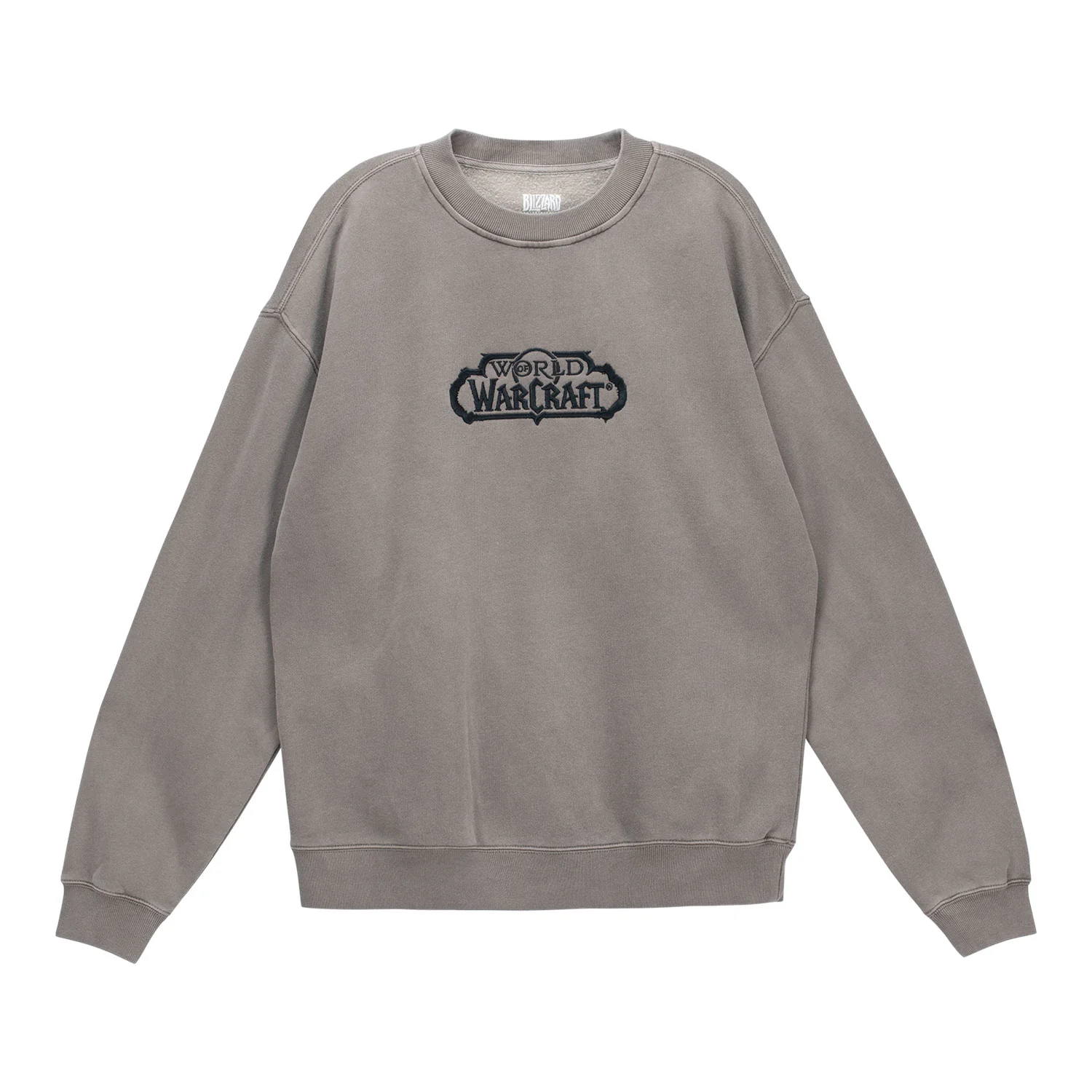 World of Warcraft Xal'atath Sketch Grey Crewneck Sweatshirt - Image 2