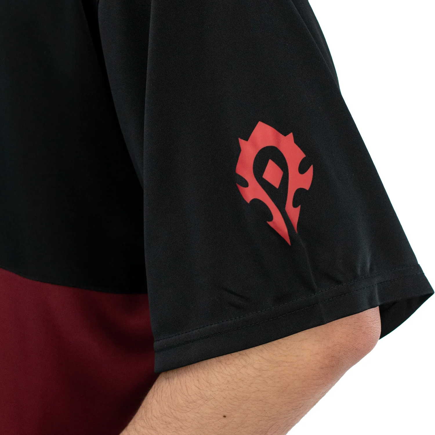 World of Warcraft Horde Red Colorblock T-Shirt - Image 7