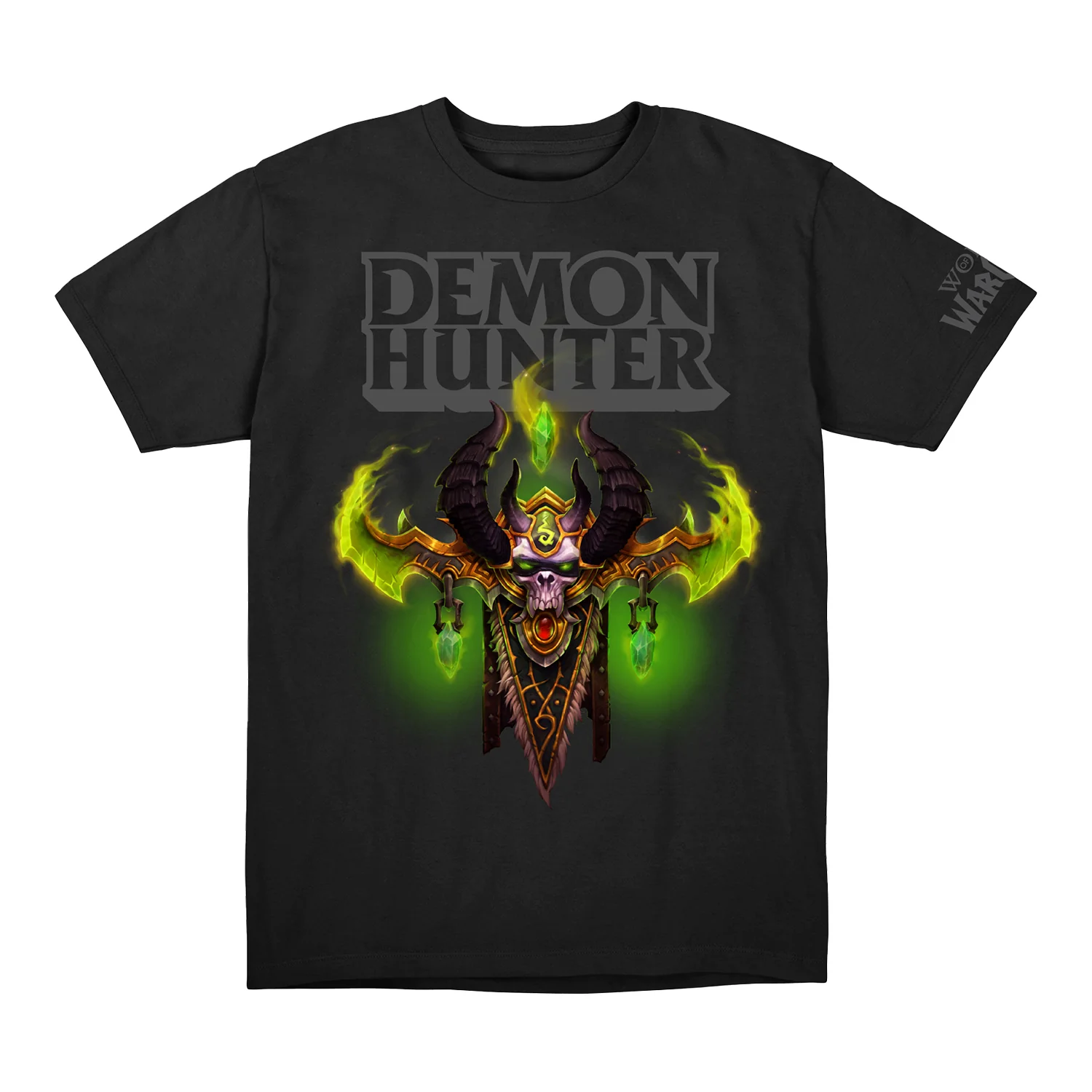 World of Warcraft Demon Hunter Crest Blue T-Shirt