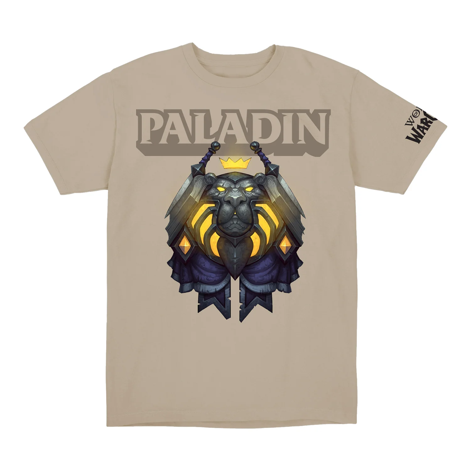 World of Warcraft Paladin Crest Tan T-Shirt